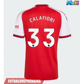 Lacne Muži Futbalové dres Arsenal Riccardo Calafiori #33 2026-27 Krátky Rukáv - Domáci